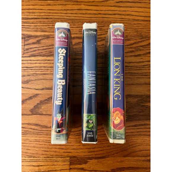 Vintage Disney VHS Tapes: Fantasia 2000, The Lion King & Sleeping Beauty - Picture 2 of 4
